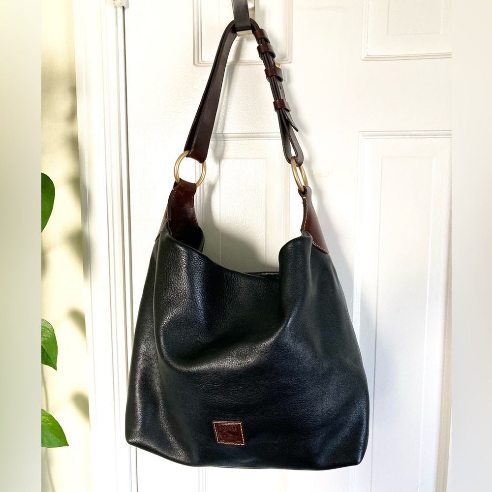 Dooney & Bourke Black Leather Hobo Bag